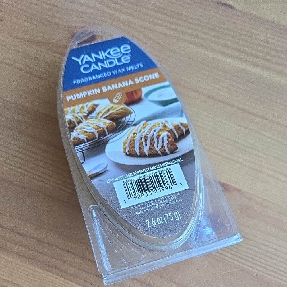 Yankee Candle Pumpkin Banana Scone Fragranced Wax Melts
